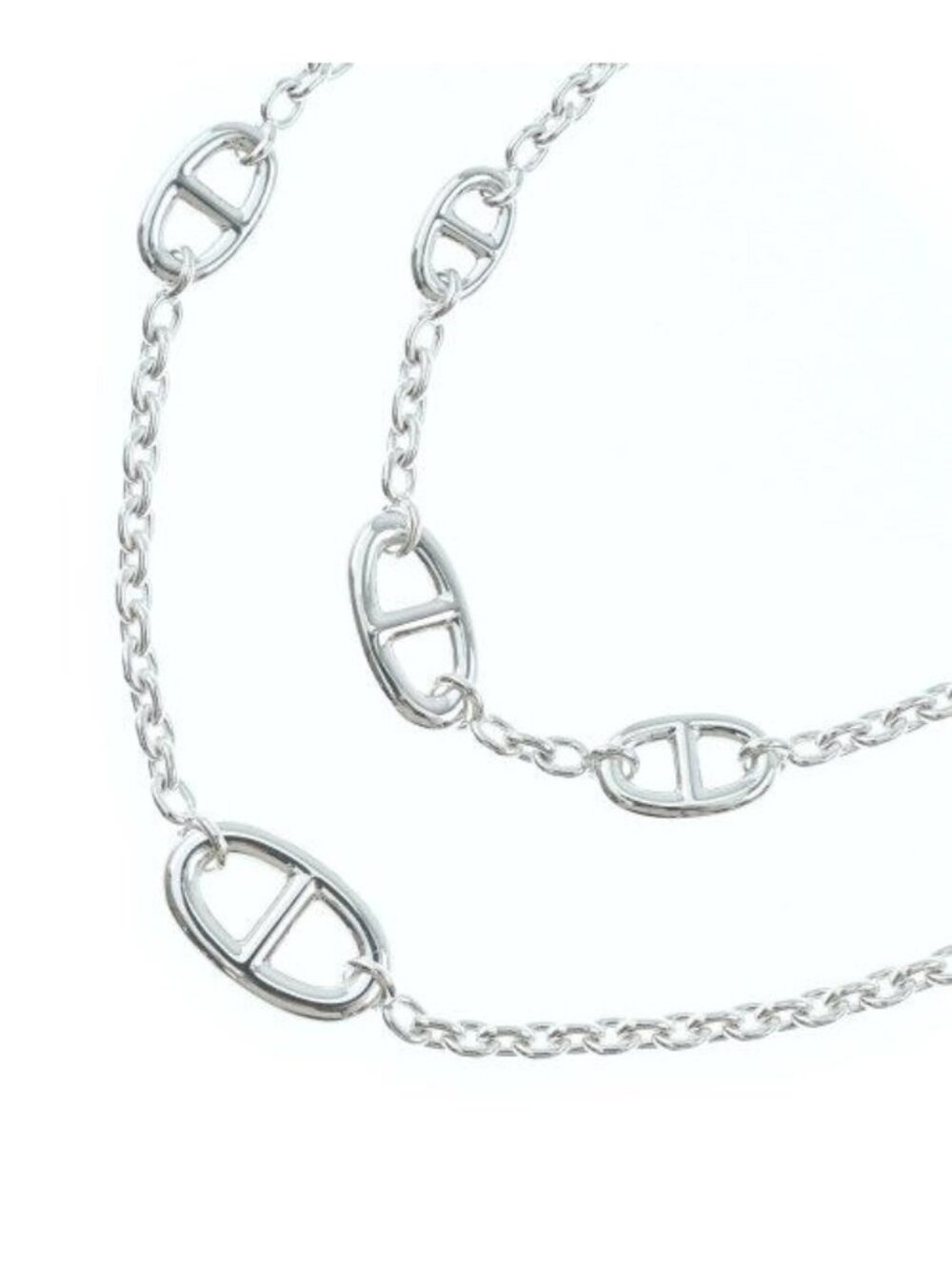 Hermes Necklace Silver